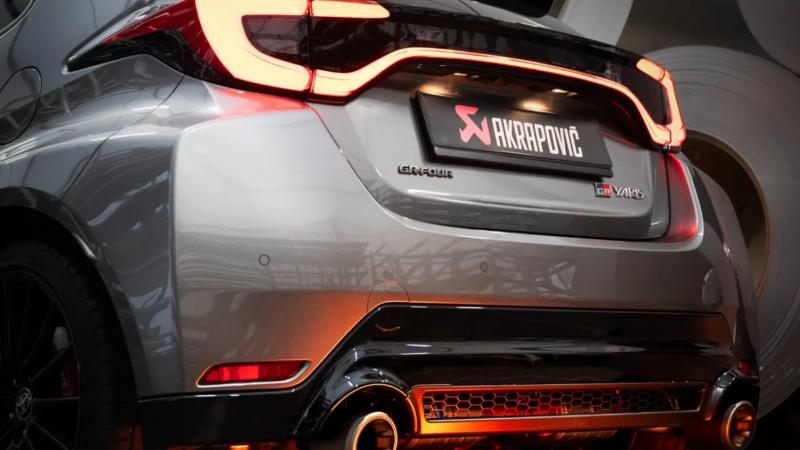 Photo of Akrapovic Slip-On Race Line Exhaust for the Toyota GR Yaris Gen 2/GRMN - Image 4